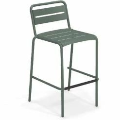 Emu STAR Barhocker 4er Set - 4 Barhocker à 105 X 56 X 59 Cm - Dunkelgrün