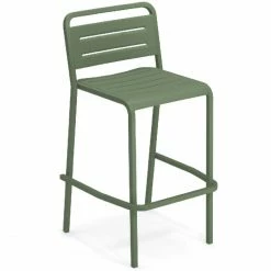 Emu URBAN Barhocker 2er Set - 2 Barhocker à 105 X 56 X 58 Cm - Militärgrün