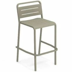 Emu URBAN Barhocker 2er Set - 2 Barhocker à 105 X 56 X 58 Cm - Grau/grün