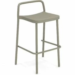 Emu GRACE Barhocker 2er Set - 2 Barhocker à 90 X 53 X 51 Cm - Grau/grün