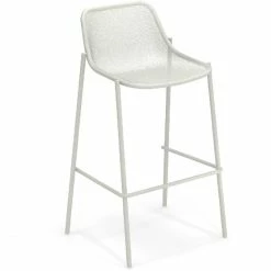 Emu ROUND Barhocker 2er Set - 2 Barhocker à 101 X 58 X 52 Cm - Weiß