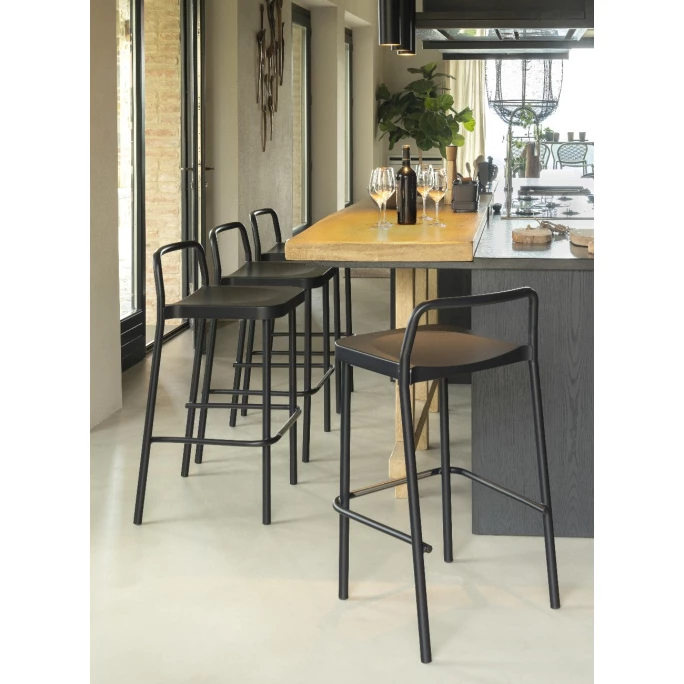 Emu GRACE Barhocker 2er Set - 2 Barhocker à 90 X 53 X 51 Cm - Grau/grün 4 Emu GRACE Barhocker 2er Set - 2 Barhocker à 90 X 53 X 51 Cm - Grau/grün – Bild 2