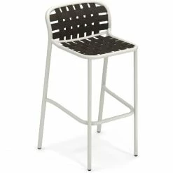 Emu YARD Barhocker 2er Set - 2 Barhocker à 95 X 50,5 X 50,5 Cm - Weiß-braun