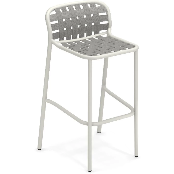 Emu YARD Barhocker 2er Set - 2 Barhocker à 95 X 50,5 X 50,5 Cm - Weiß-grau/grün 3 Emu YARD Barhocker 2er Set - 2 Barhocker à 95 X 50,5 X 50,5 Cm - Weiß-grau/grün