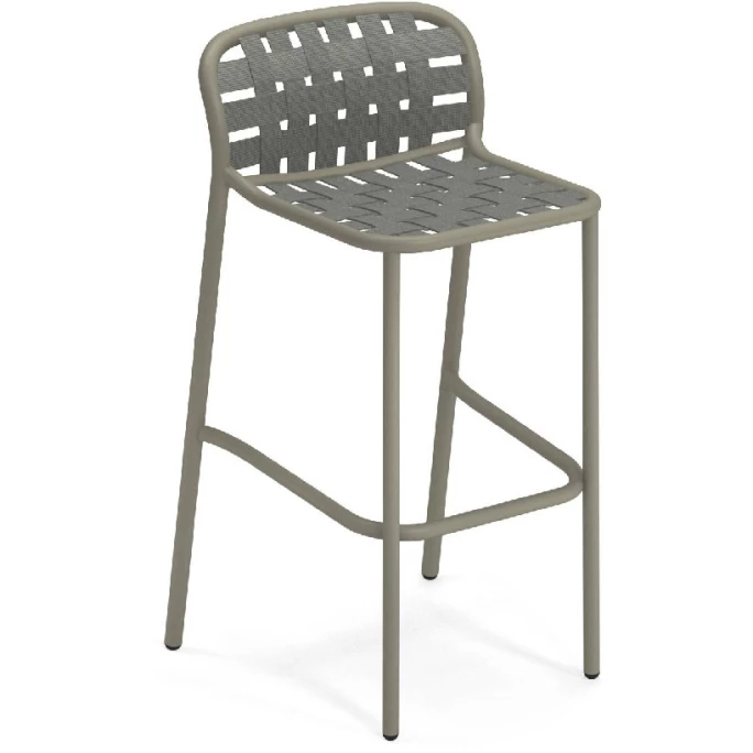 Emu YARD Barhocker 2er Set - 2 Barhocker à 95 X 50,5 X 50,5 Cm - Hellgrau/grau-grün 3 Emu YARD Barhocker 2er Set - 2 Barhocker à 95 X 50,5 X 50,5 Cm - Hellgrau/grau-grün