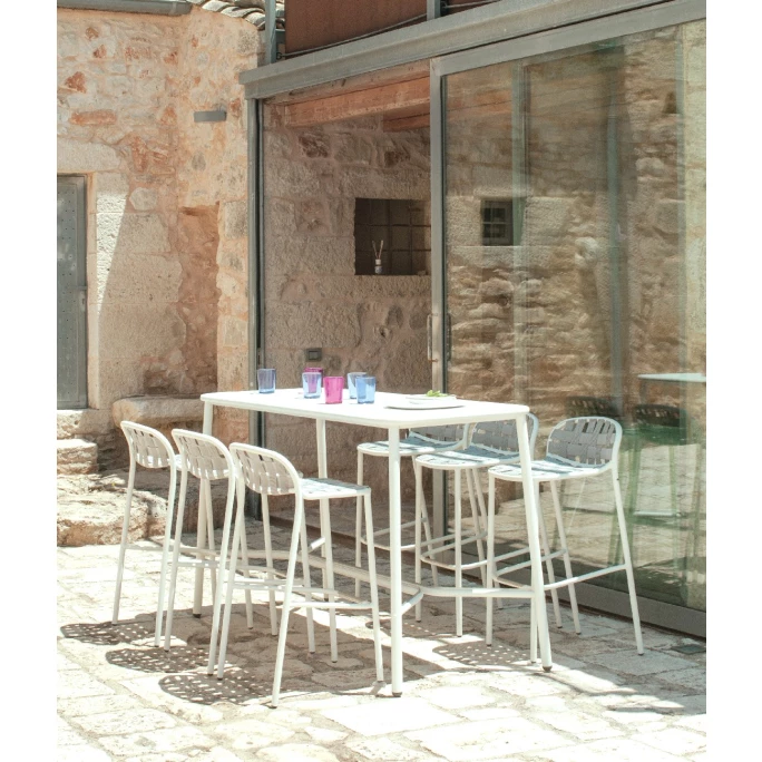 Emu YARD Barhocker 2er Set - 2 Barhocker à 95 X 50,5 X 50,5 Cm - Indischbraun-braun 4 Emu YARD Barhocker 2er Set - 2 Barhocker à 95 X 50,5 X 50,5 Cm - Indischbraun-braun – Bild 2