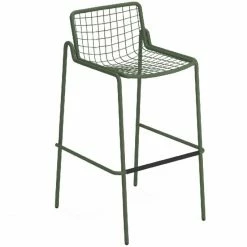 Emu RIO R50 Barhocker 2er Set - 2 Barhocker à 96 X 49 X 55 Cm - Militärgrün