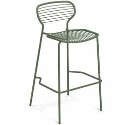 Emu APERO Barhocker 2er Set - 2 Barhocker à 101 X 53 X 55 Cm - Militärgrün