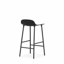 Normann Copenhagen Form Barstuhl Steel - Sitzhöhe 65 Cm - B 43 X T 43 Cm - Black -Leitmotiv Shop unnamed file 67