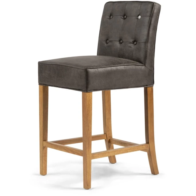 Riviera Maison Rivièra Maison Cape Breton Barhocker - 59x59x101 Cm - Espresso 4 Riviera Maison Rivièra Maison Cape Breton Barhocker - 59x59x101 Cm - Espresso – Bild 2