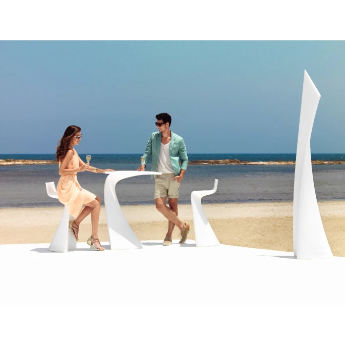 Vondom WING Barhocker - 40x40x87 Cm - Kaki 4 Vondom WING Barhocker - 40x40x87 Cm - Kaki – Bild 2