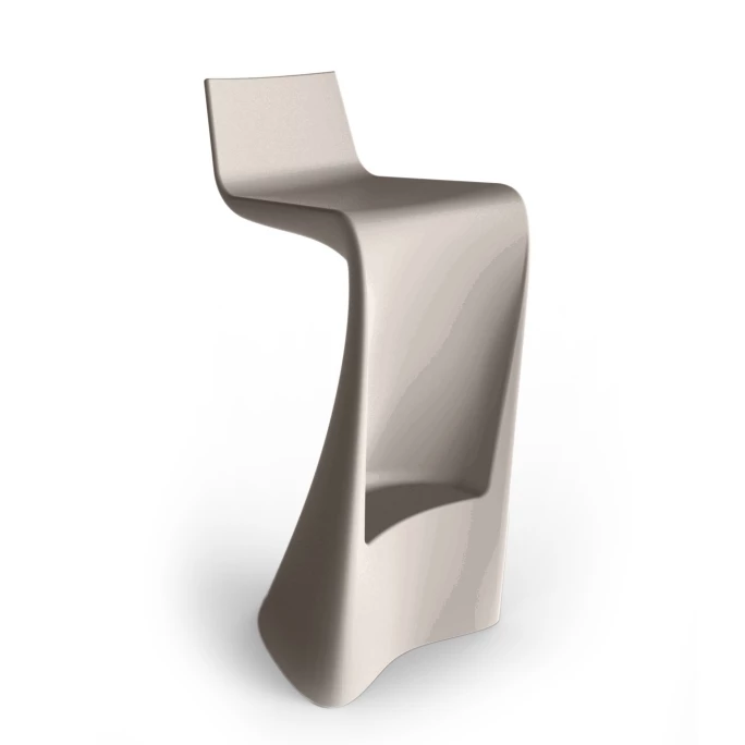 Vondom WING Barhocker - 40x40x87 Cm - Taupe 3 Vondom WING Barhocker - 40x40x87 Cm - Taupe