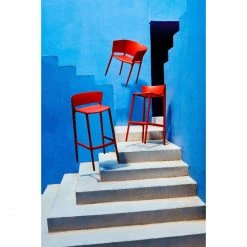 Vondom AFRICA Barhocker - 4er Set - 4er Set - 48x48x95 Cm - Rot 4 Vondom AFRICA Barhocker - 4er Set - 4er Set - 48x48x95 Cm - Rot -Leitmotiv Shop unnamed file 741