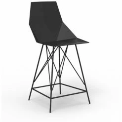 Vondom FAZ Barhocker - 4er Set - 4er Set - 48x51x102 Cm - Schwarz