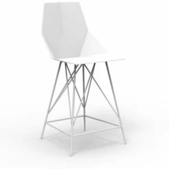 Vondom FAZ Barhocker - 4er Set - 4er Set - 48x51x102 Cm - Weiß