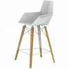 Vondom FAZ WOOD Barhocker - 4er Set - 4er Set - 57x51x102 Cm - Weiß -Leitmotiv Shop unnamed file 754