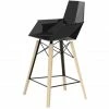 Vondom FAZ WOOD Barhocker - 4er Set - 4er Set - 57x51x102 Cm - Schwarz -Leitmotiv Shop unnamed file 755