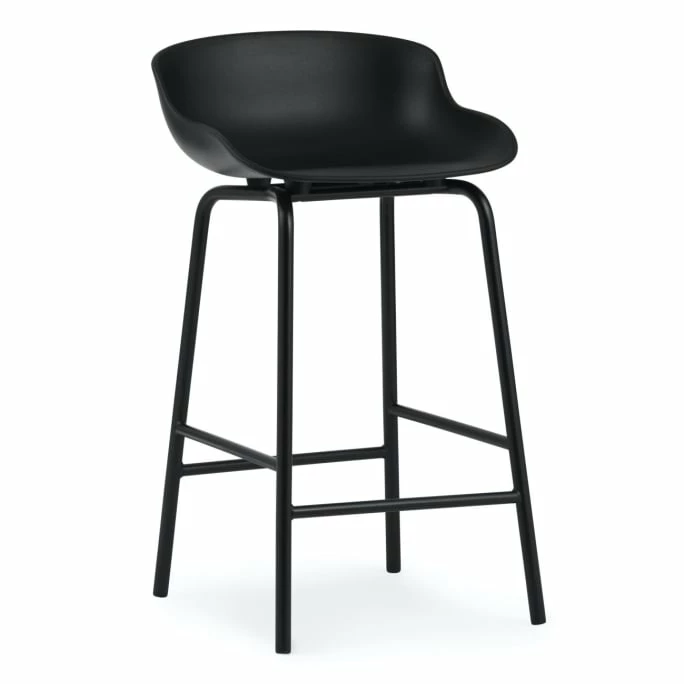 Normann Copenhagen Hyg Barstuhl - H 84 X L 46,5 X D 45 Cm - Sitzhöhe 65 Cm - Black 3 Normann Copenhagen Hyg Barstuhl - H 84 X L 46,5 X D 45 Cm - Sitzhöhe 65 Cm - Black