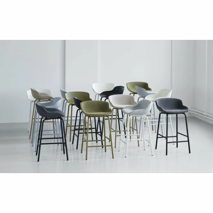 Normann Copenhagen Hyg Barstuhl - H 84 X L 46,5 X D 45 Cm - Sitzhöhe 65 Cm - Black 5 Normann Copenhagen Hyg Barstuhl - H 84 X L 46,5 X D 45 Cm - Sitzhöhe 65 Cm - Black – Bild 3