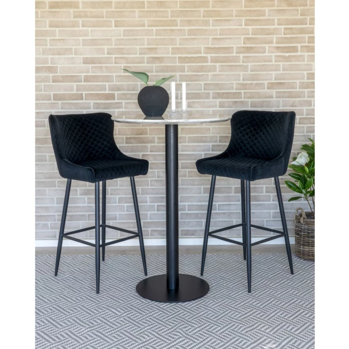 House Nordic Dallas Barhocker - 56x48x105 Cm - Schwarz 7 House Nordic Dallas Barhocker - 56x48x105 Cm - Schwarz – Bild 5