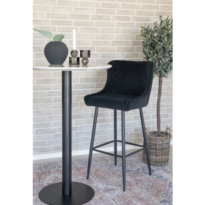 House Nordic Dallas Barhocker - 56x48x105 Cm - Schwarz 8 House Nordic Dallas Barhocker - 56x48x105 Cm - Schwarz – Bild 6