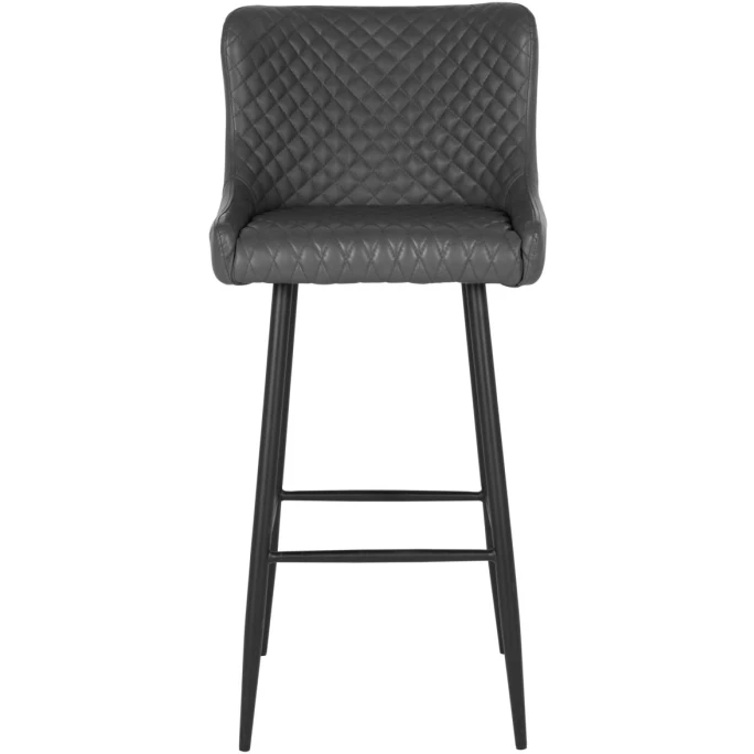 House Nordic Dallas Barhocker - 56x48x105 Cm - Dunkelgrau 4 House Nordic Dallas Barhocker - 56x48x105 Cm - Dunkelgrau – Bild 2