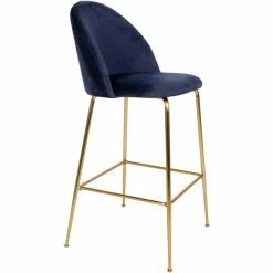 House Nordic Lausanne Barhocker 2er-Set - 2er-Set - 60x55x108 Cm - Blau - Mit Messing-Beinen 10 House Nordic Lausanne Barhocker 2er-Set - 2er-Set - 60x55x108 Cm - Blau - Mit Messing-Beinen -Leitmotiv Shop unnamed file 817