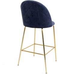 House Nordic Lausanne Barhocker 2er-Set - 2er-Set - 60x55x108 Cm - Blau - Mit Messing-Beinen 11 House Nordic Lausanne Barhocker 2er-Set - 2er-Set - 60x55x108 Cm - Blau - Mit Messing-Beinen -Leitmotiv Shop unnamed file 818