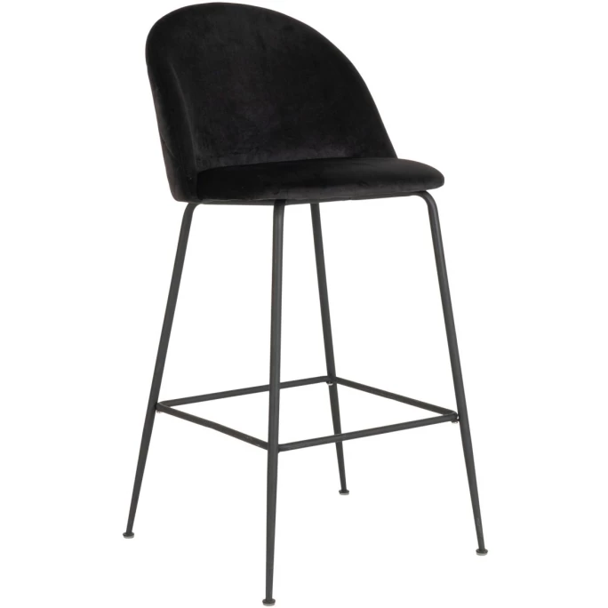 House Nordic Lausanne Barhocker 2er-Set - 2er-Set - 60x55x108 Cm - Schwarz - Mit Schwarzen Stuhlbeinen 3 House Nordic Lausanne Barhocker 2er-Set - 2er-Set - 60x55x108 Cm - Schwarz - Mit Schwarzen Stuhlbeinen