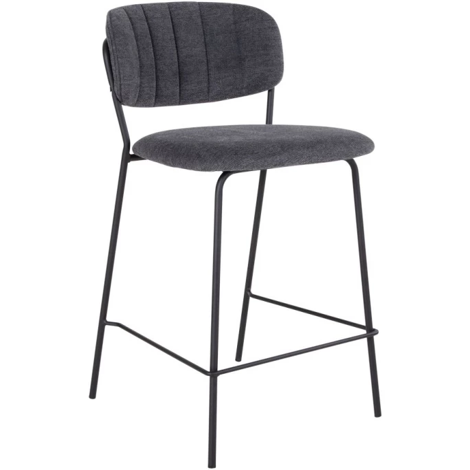 House Nordic Alicante Barhocker 2er-Set - 2er-Set - 54,5x48x90 Cm - Dunkelgrau 3 House Nordic Alicante Barhocker 2er-Set - 2er-Set - 54,5x48x90 Cm - Dunkelgrau