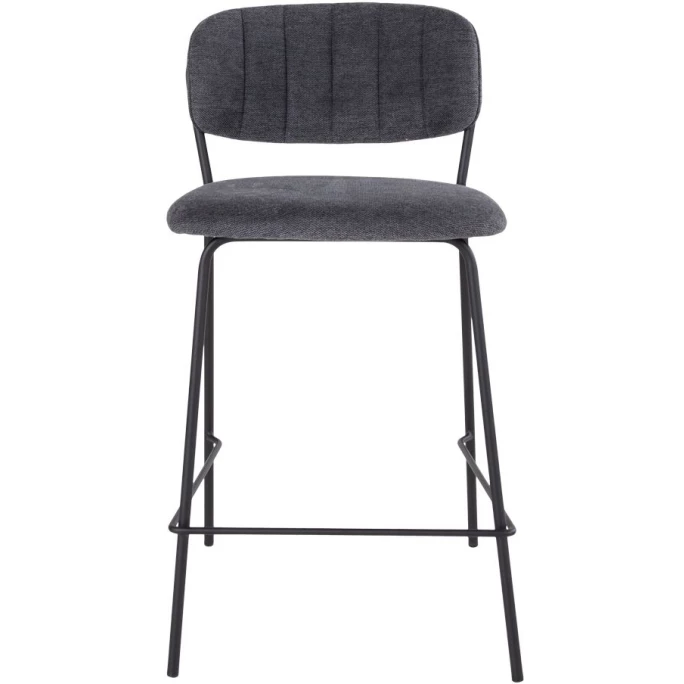 House Nordic Alicante Barhocker 2er-Set - 2er-Set - 54,5x48x90 Cm - Dunkelgrau 4 House Nordic Alicante Barhocker 2er-Set - 2er-Set - 54,5x48x90 Cm - Dunkelgrau – Bild 2