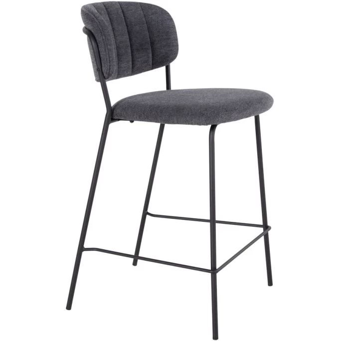 House Nordic Alicante Barhocker 2er-Set - 2er-Set - 54,5x48x90 Cm - Dunkelgrau 5 House Nordic Alicante Barhocker 2er-Set - 2er-Set - 54,5x48x90 Cm - Dunkelgrau – Bild 3