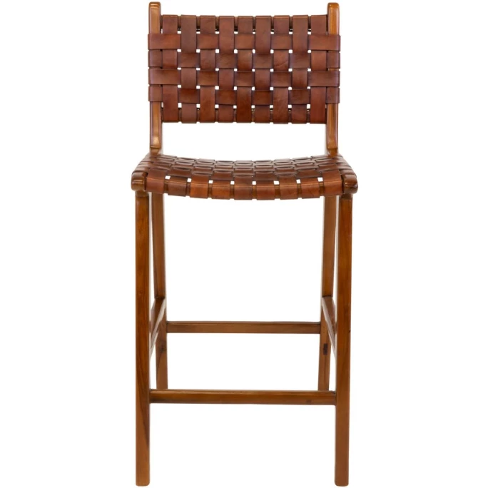 House Nordic Perugia Barhocker - 45,5x46x101 Cm - Braun 4 House Nordic Perugia Barhocker - 45,5x46x101 Cm - Braun – Bild 2