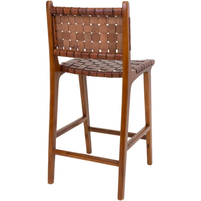 House Nordic Perugia Barhocker - 45,5x46x101 Cm - Braun 6 House Nordic Perugia Barhocker - 45,5x46x101 Cm - Braun – Bild 4