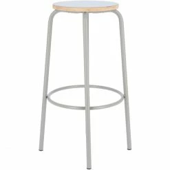 Jan Kurtz PARIS Barhocker - Ø 32 Cm - Höhe 75 Cm - Taupe/taupe