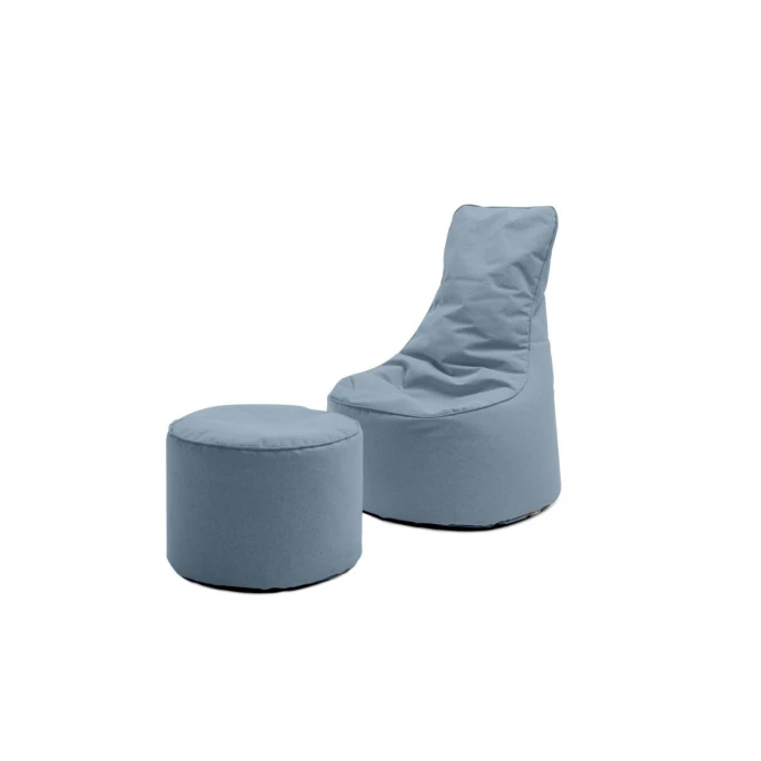 Sitting Bull CHILL SEAT Sitzsack - L 85 X B 75 X H 100 Cm - Sea Blue 4 Sitting Bull CHILL SEAT Sitzsack - L 85 X B 75 X H 100 Cm - Sea Blue – Bild 2